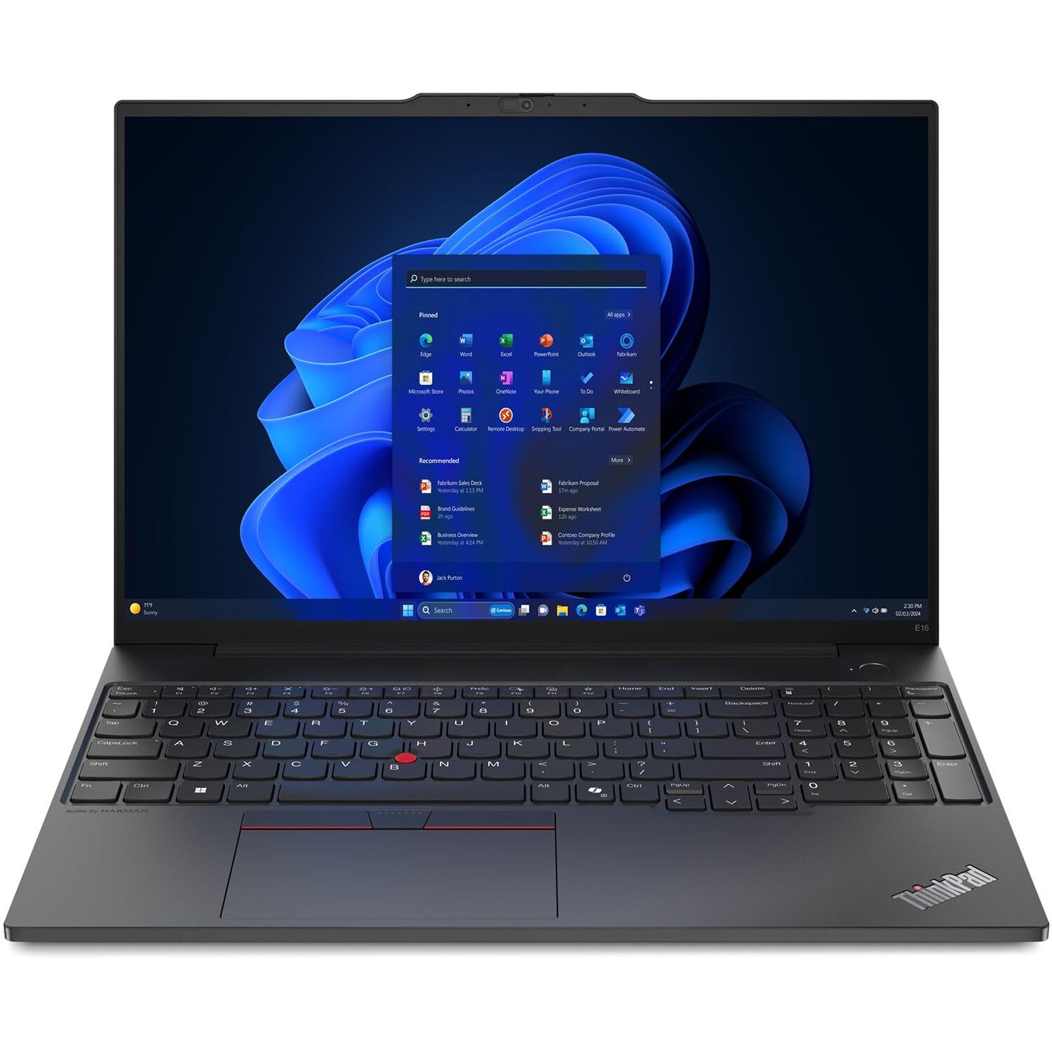 Lenovo ThinkPad business laptop available at Workstations of Jacksonville